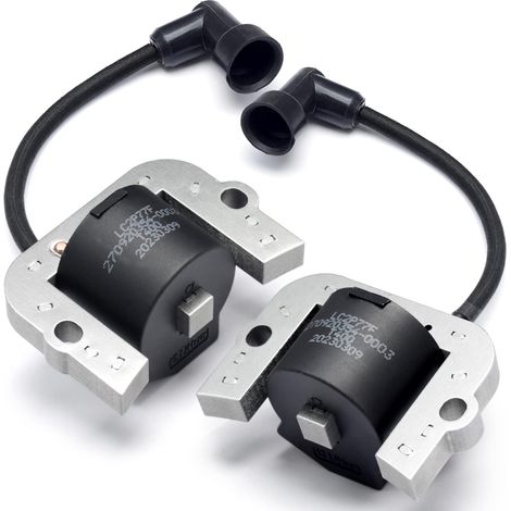 2 Modules Bobine Allumage Noir Métal pour Tondeuses Autoportées Toro Exmark Remplacement Pièces 136-7883 Moteur V-Twin (1/5)