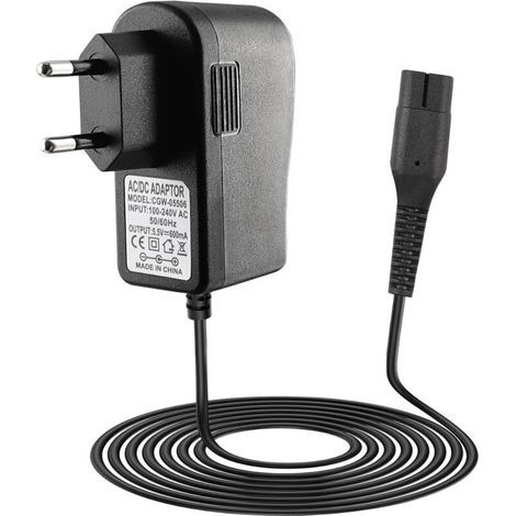 Ladegerät für Kärcher Fensterreiniger 5,5 V – Kompatibel mit WV1, WV2, WV5 – Wechselstromeingang 110–240 V, Gleichstromausgang 600 mA, 1,5 m Kabel (1/5)