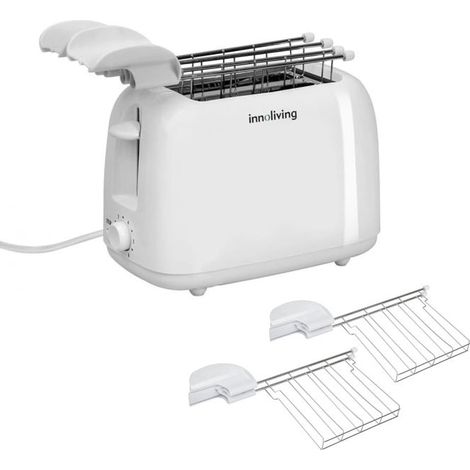 Tostapane con 2 Pinze e Vassoio Raccoglibriciole Max 750 Watt Innoliving (1/2)