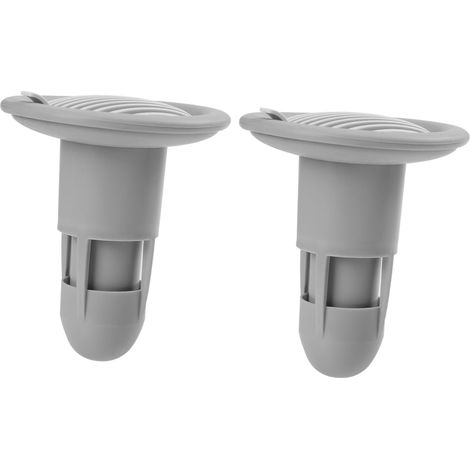 Lot de 2 filtres anti obstruction en silicone pour siphon de
