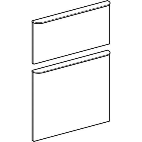 Geberit 244378001 Schubladenfronten (2 St.) mit Griffe