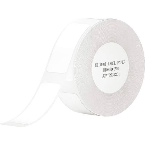 Etichette termiche Niimbot a forma di T, 15x30 mm, 210 pezzi (bianche)
