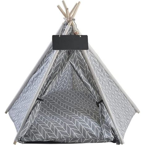 Trade Shop - Tenda Portatile Per Animali Domestici Cani Gatti Casa Teepee Lavabile 50x50x70cm - (1/5)