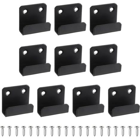 10 Pcs Crochet Pour Carrelage Noir Largeur Interieure 10mm(3/8") (1/5)