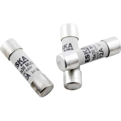 ESKA 1038626 1038626 Feinsicherung (Ø x L) 10.3 mm x 38 mm 8 A 500 V Flink -F- Inhalt 1 St.