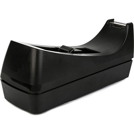 Distributeur de ruban adhésif Scotch de bureau, coupe-ruban adhésif, tapis antidérapant pour bureau, maison, école, bricolage, noir (1/5)