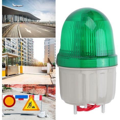 BERM® BEM-2071 Alarmanzeige für Geräte, LED, akustisches und optisches Signal, 220 V AC, Grün (1/5)