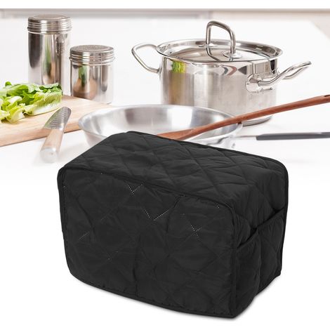 Protecteur anti-poussière marmite soupe carrée – noir – dimensions 40.6x23x25.4 cm – appareils cuisine maison (1/5)
