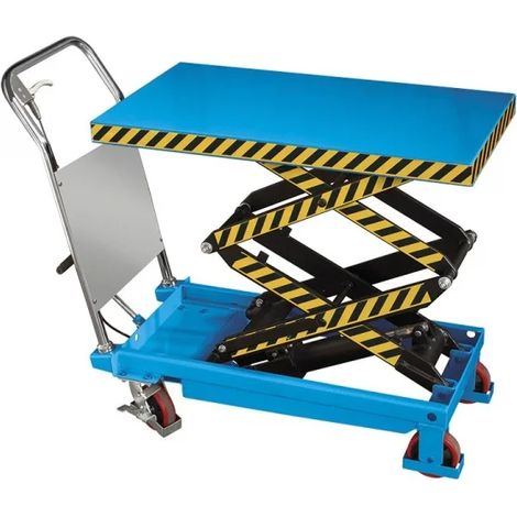 TABLE ÉLÉVATRICE HYDRAULIQUE MOBILE 350 KG FERVI 0467 (1/4)