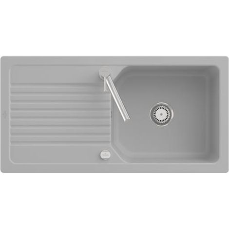 VB flächenbündige Spüle Linara 60 Flat 33860F 980x490mm re-eckig Crema cplus