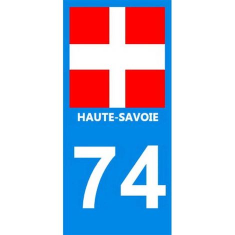 ADHESIFS REGION DEPARTEMENT 74 HAUTE SAVOIE X2