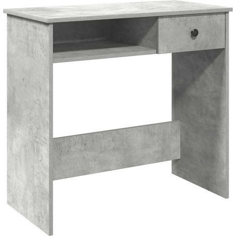 Maison Exclusive - Scrivania Grigio Cemento 80x40x75 cm in Legno Multistrato
