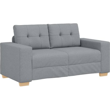 Canapé,Sofa pour Salon,Banquette causeuse gris clair 120 cm tissu CFW614104 (1/5)
