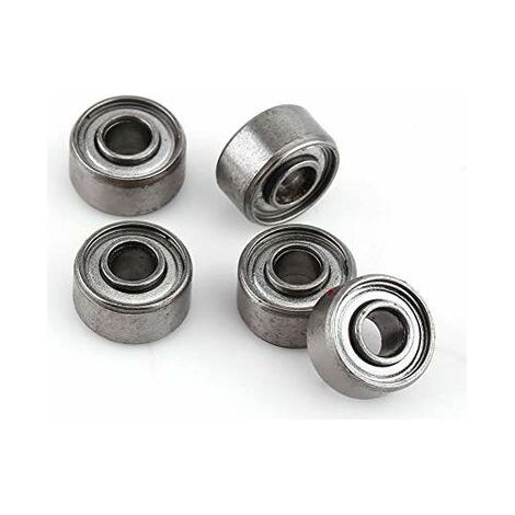 Pair - SJLERST 10pcs 693ZZ Mini Roulements à Billes Roulement à Bride en Acier Double-Blindé Roulements Kit 3 8 4mm (1/5)