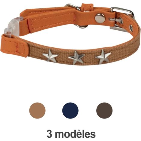 Collier chat Star is Born : Beige (1/5)