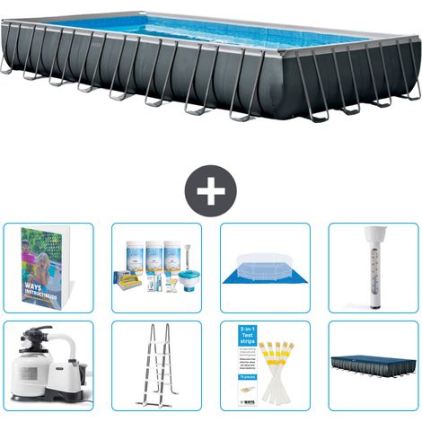 Ultra XTR Pool Rechteckig - 975x488x132 cm - 9-teilig S574