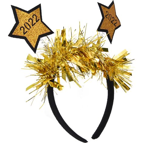Joli serre-tête en forme d'étoile de Noël, résistant à la casse, pour FestivalGold 2022 (1/5)