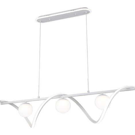 Colgante Century Blanco 151w 3000-4000-6000k 12590lm C/luz Ambiente, Remoto, Reg.intensidad Regx120x26cm