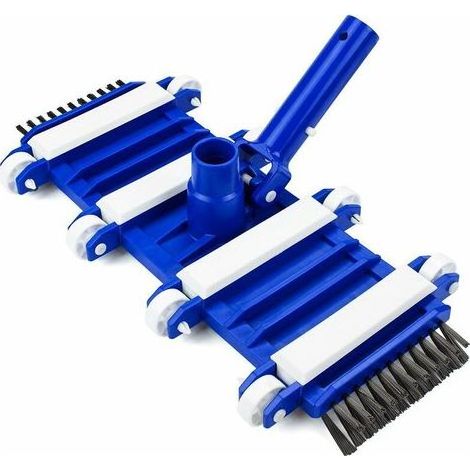 Tête d'aspiration de Spa et de Piscine Flexible avec brosses latérales Tête d'aspirateur de Piscine à Roues Professionnelle - idéale pour Les propriétaires de piscines et Les (1/5)