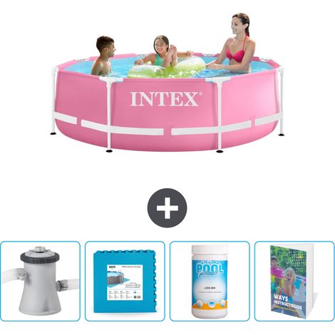 Intex Piscina con struttura Rotonda - 244x76 cm - 7-pezzi  SCB130 (1/5)