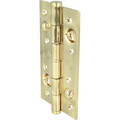 AMIG  Charnière sécurité  565  150 x 82 x 3 mm  Acier  Laitonné verni (1/5)