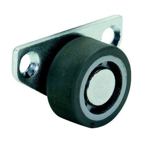 FP – Rouleau peinture latéral fixe 30mm – Boîtier en tôle d'acier galvanisée – Capacité de charge 40kg – Pour sols durs et parquets (1/2)