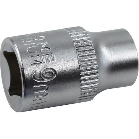 Faithfull 3/8in Drive 9mm Hex Socket - Chrome-Vanadium Steel (1/2)