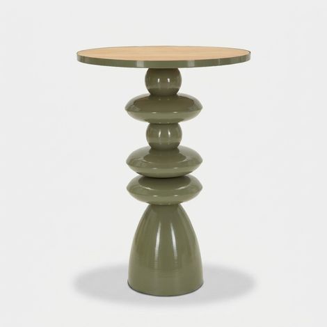 Table basse en métal et MDF Seoul Verdant Accent 63 cm (1/4)