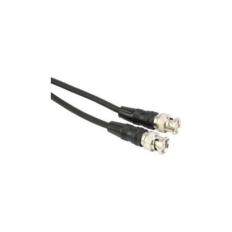 Câble BNC S-IMPULS, 1m, 75Ω, prise/prise, noir