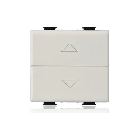 BTICINO AM5052/2 - Commutatore 1P 16A 250V Ac A Doppio Tasto 1-0-2 - Bianco - Matix