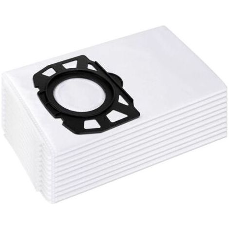 Lot de 10 Sacs de Filtre Sacs D'aspirateur pour Kärcher 2.863-006.0 KFI 487 Sacs Aspirateur pour Kärcher WD4 WD5 WD6 WD5P WD6P MV4 MV5 MV6 Aspirateurs Multifonctions Google (1/4)