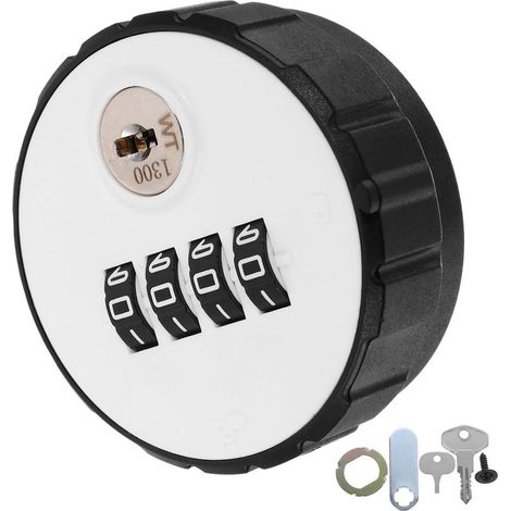 Serrure à came mécanique ronde Beavorty pour armoires, double (1/5)