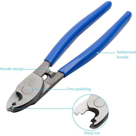 Coupe-câbles de 215 mm pour câbles en aluminium