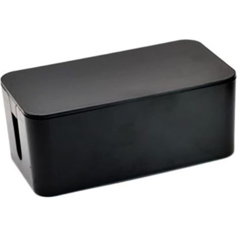 Boîte De Rangement pour Cordon d'alimentation Organisateur De Multiprise Et De Câbles Cache Prises Résistant Aux Rayures pour Bureau Et Maison 9.25 X 4.53 X 4.84 in (1/5)
