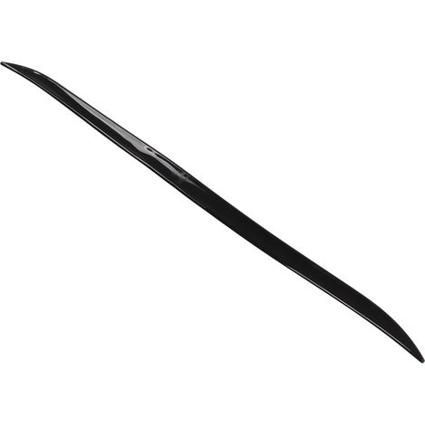 Universeller, glänzend schwarzer Heckspoiler, 120 x 4 cm, Gummi, doppelseitiges Klebeband für Autos (1/5)