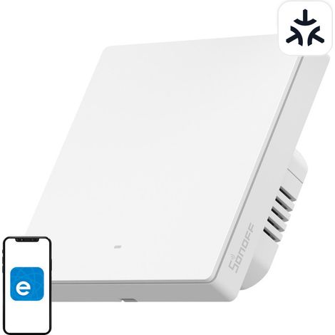 Interruptor de pared WiFi inteligente SONOFF M5-1C-86W Matter (1 canal) (1/5)