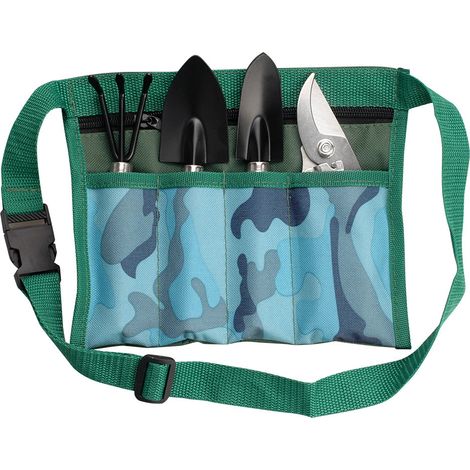 Kit D'outils De Jardinage - 5 Pièces En Acier Inoxydable Avec Manches En PP - Pour Plantation Et Bêchage - Lot De 1 (1/5)