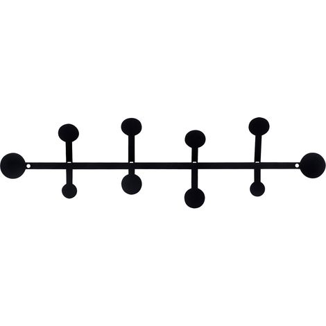 Suspensión de gancho de pared de metal Hook Negro (1/3)