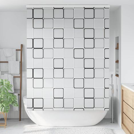 Store enrouleur de douche avec cassette largeur du tissu 146 cm (1/5)