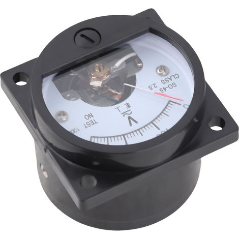 Voltmètre analogique rond à cadran ABS, instrument de mesure précis pour SO-45 AC 0-300 V (1/5)