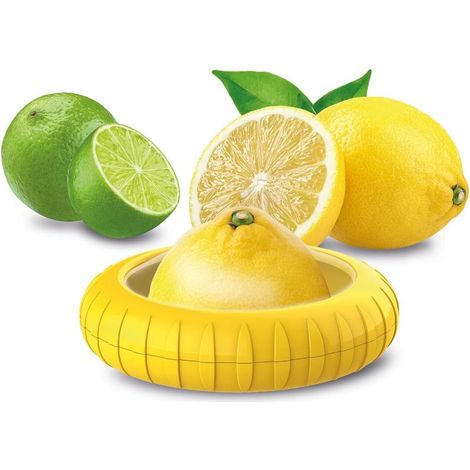 Contenitore Salvalimone Salvaspazio con Coperchio in Silicone 10 cm (1/2)