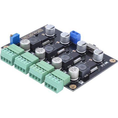 Module d'alimentation à découpage multicanal réglable pour composants électroniques 5V-40V (1/5)