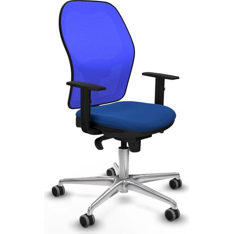 Piqueras y Crespo Silla de Oficina Moderna Azul Confort