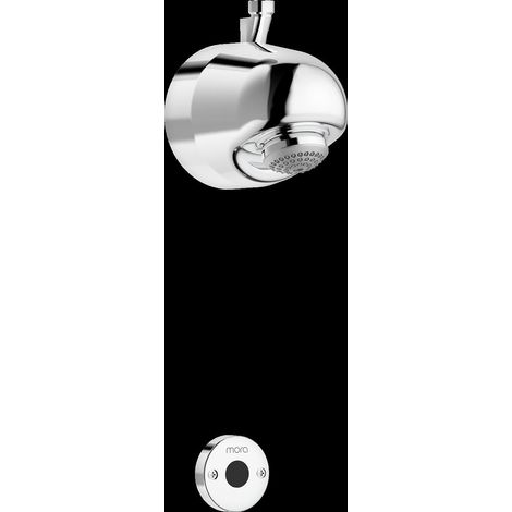 MORA tronic Compact Duschkopf WMS, f. vorgemischtes Wasser, Anschluss von oben Batterieb. (1/3)