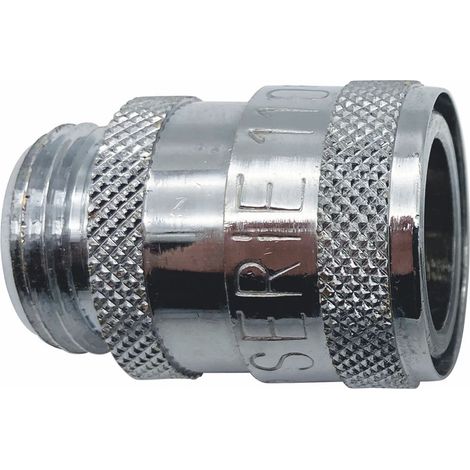 Raccord de tuyau souple RS PRO Laiton chromé, dia.interne 11mm ( Prix pour 1 )