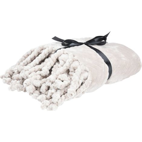 Decke Boho mit Fransen, 100% Polyester, 130 x 160 cm