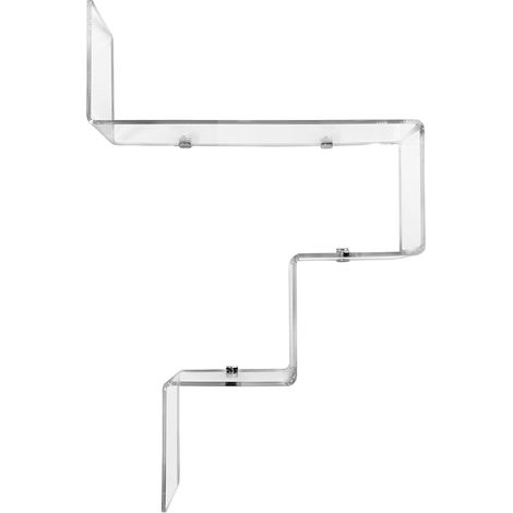 Mensola moderna in plexiglass trasparente di design VA-ET-VIENT 4 (1/5)