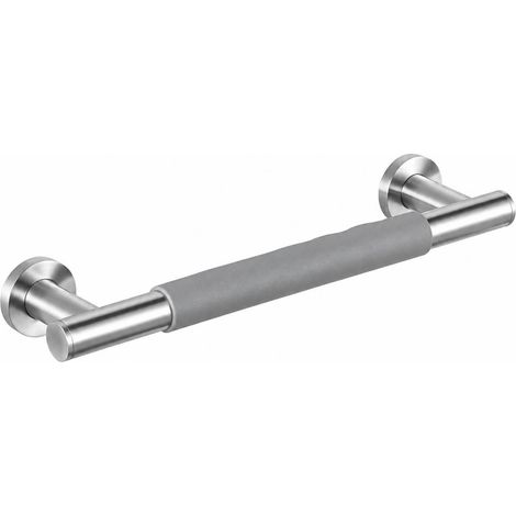 Barre d'appui droite COMFORT GRIP en acier brossé 35 cm (1/5)