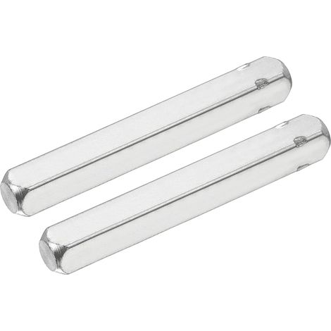 Pieces Replacement Door Handle Rod 60x7mm Silver (1/5)