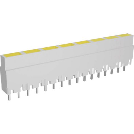 Signal Construct ZALW 081 LED-Reihe 8fach Gelb  (L x B x H) 40.8 x 3.7 x 9 mm
